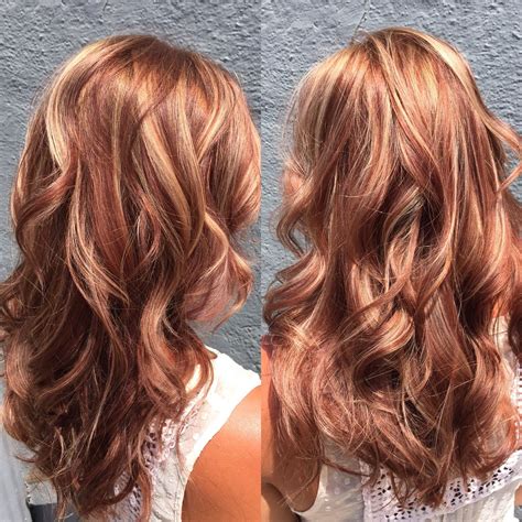 auburn blonde hair colour
