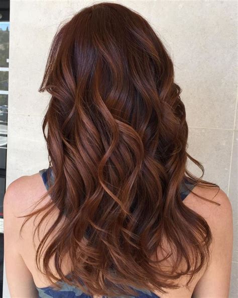 auburn chestnut hair colour