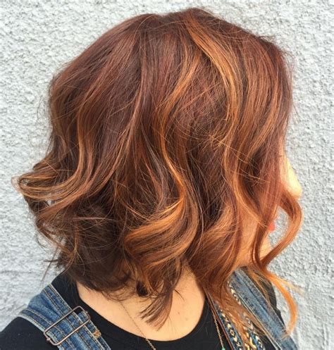 auburn color short hair