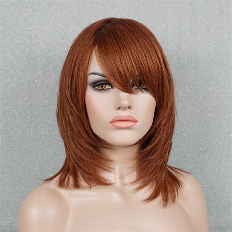 auburn human hair wigs