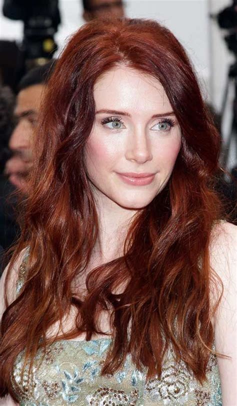 auburn natural dark red hair