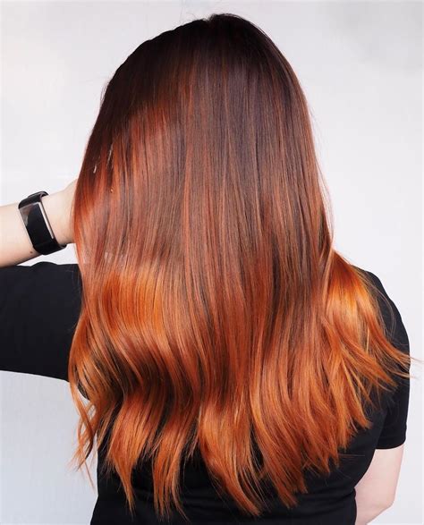 auburn ombre hair