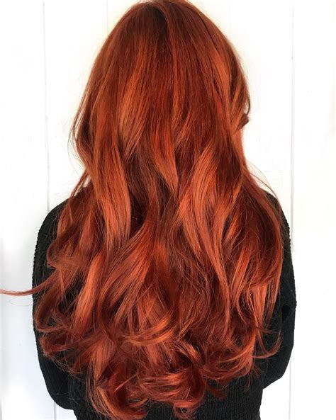 auburn orange hair color