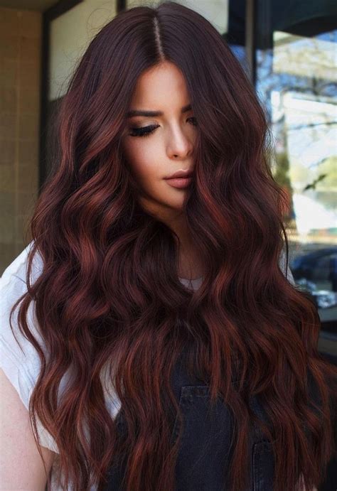 auburn red brown hair color