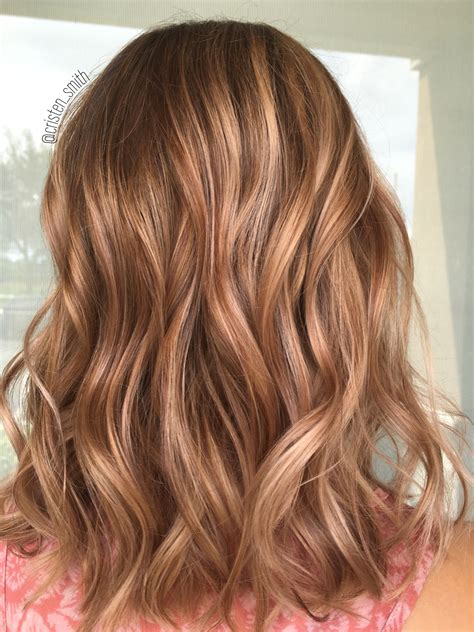 auburn with blonde hair