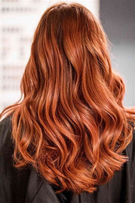 bright auburn hair colour