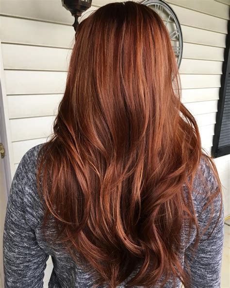 brown hair with auburn