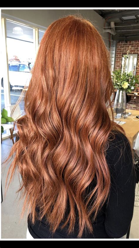 copper auburn hair