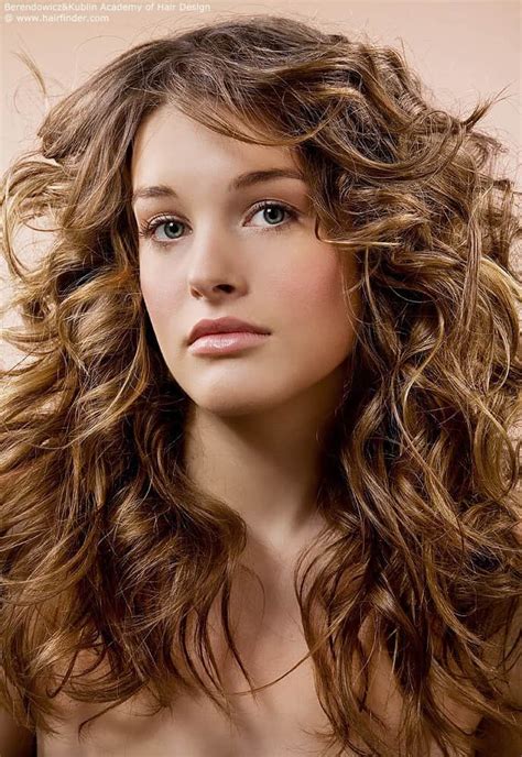 curly auburn hair