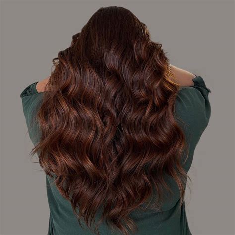 dark brown auburn hair