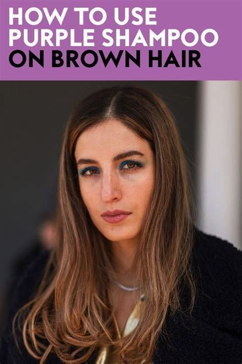 purple shampoo on auburn hair