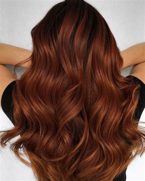 rich auburn hair colour