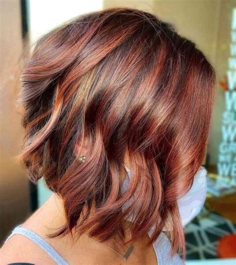 short auburn hair color
